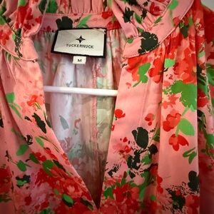 Tuckernuck Peony Meadows Crawford Floral Mini Dress